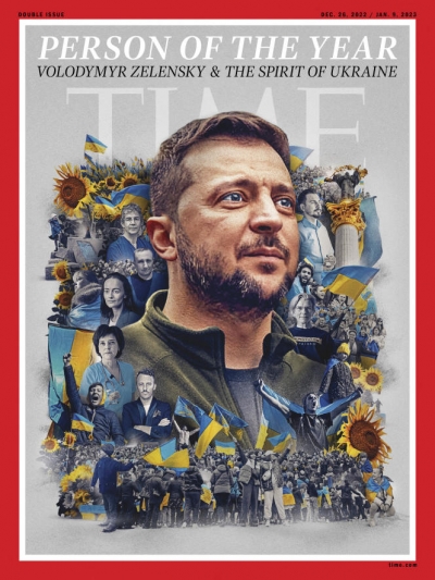 Volodymyr Zelensky désigné « personnalité de l’année » par « Time » qui salue également « l’esprit de l’Ukraine »