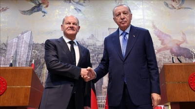 Erdogan et Scholz discutent de la situation en Syrie