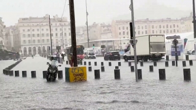 France : Fortes pluies à Marseille, des inondations et des perturbations touchent aussi plusieurs régions