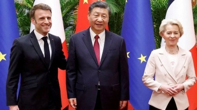 Xi Jinping, Emmanuel Macron et Ursula von der Leyen s’entretiennent à l’Elysée pour renforcer leurs relations